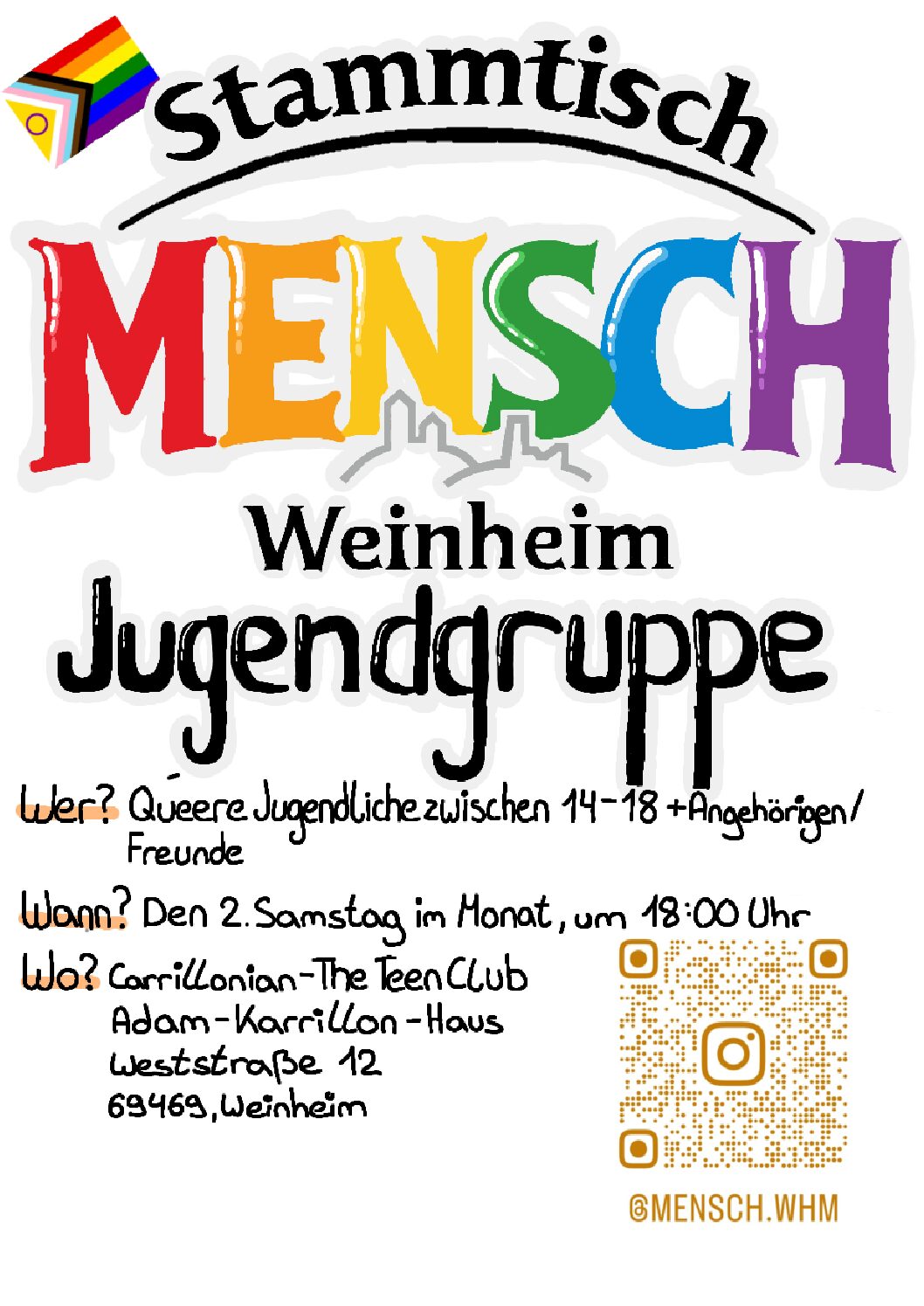 Neue Gruppe in Weinheim! Jugendgruppe Mensch
