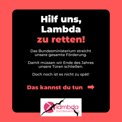 Hilf uns, Lambda zu retten!